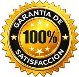 Sello de garantía de satisfacción 100%